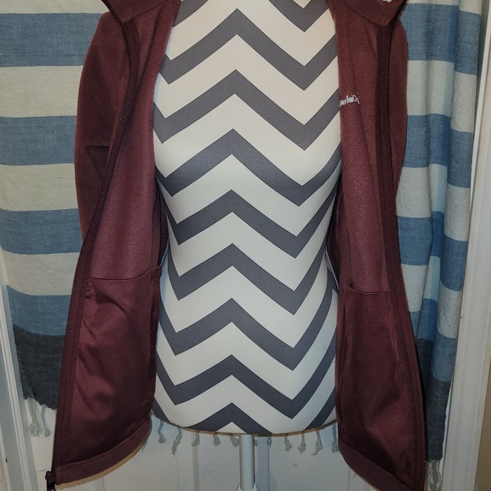 Women's Columbia Fleece Zip Up Jacket - Picture 6 of 7